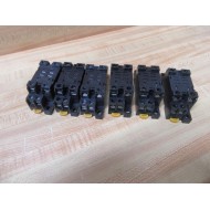 Omron PTF08A-E Relay Socket PTF08AE (Pack of 6) - New No Box