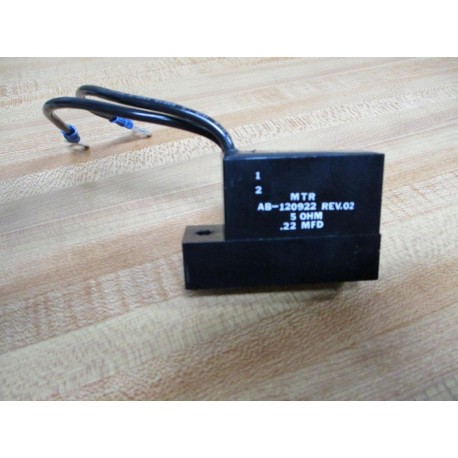 MTR AB-120922 Capacitor AB120922 5 OHM,0.22 MFD - Used
