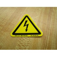 Hazard 6010B-ISO Hazardous Voltage Sticker 6010BISO (Pack of 4)