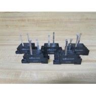 Omron PTF08A Relay Socket WBrackets (Pack of 5) - New No Box