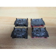 Allen Bradley 800E-3X01 Contact Block D5-3X01 2-Black, 2-RedBlack - Used