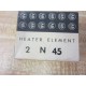 Allen Bradley N 45 Overload Relay Heater Element N45 (Pack of 2)