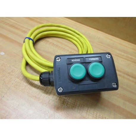 Schneider ElectricTelemecanique XAL-DK-H7 Pushbutton Enclosure 2 Button - Used