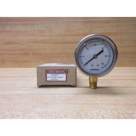 MarshBellofram J7642PE Pressure Gauge