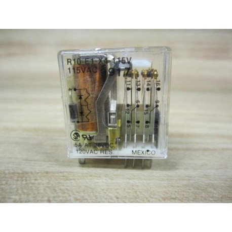 Potter & Brumfield R10-E1-X4-115V Relay R10E1X4 115V (Pack of 5) - Used