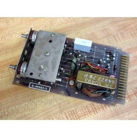 Reliance 0-49005-5 CardPak Linear Voltage Time Unit O-49005-5 PCB Only - Used