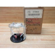 Federal Signal LSL-120R Divison Red Litestak WOut Red Lens