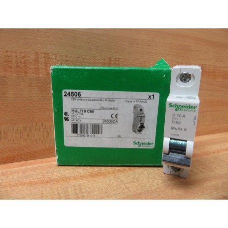 Schneider 24506 Square D Breaker 1P 10A MG24506