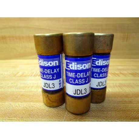 Edison JDL3 Fuse (Pack of 3) - New No Box