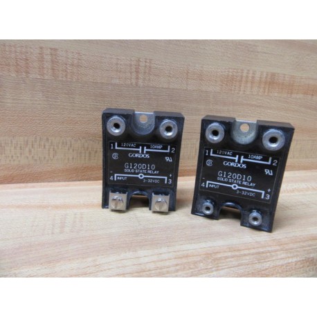 Gordos G120D10 Relay (Pack of 2) - Used