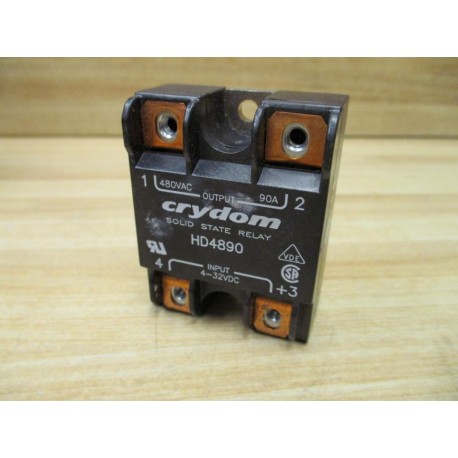 Crydom HD4890 Solid-State Relay Input: 4-32 VDC - Used
