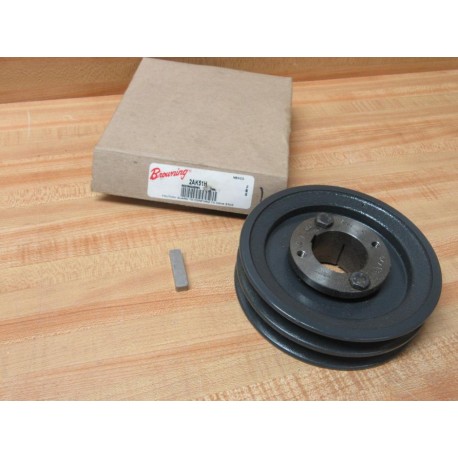 Browning 2AK51H Bushing Bore V-Belt Pulley W H1 38 516