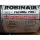 Robinair 15101B High Vacuum Pump - Used