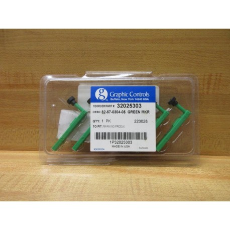 Graphic Controls 32025303 Chart Recorder Pen 82-57-0304-05 (Pack of 6)