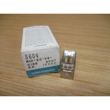 Potter & Brumfield R10-E2-Y4-V185 Relay 3604