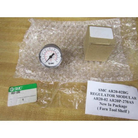 SMC K40-MP1.0-N01MS Pressure Gauge 111.12 1.5" (Pack of 2)
