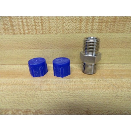 Parker 6-6 MHN-SS MHN Hex Nipple - New No Box