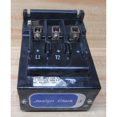 Joslyn Clark 5DP2-5051-11 Contactor 5DP2505111 W Broken Mount - Used