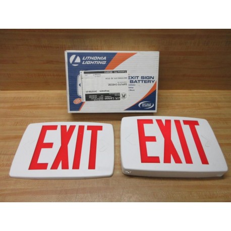 Lithonia Lighting LQM-S-W-3-R-120277-EL-N LED Exit Sign