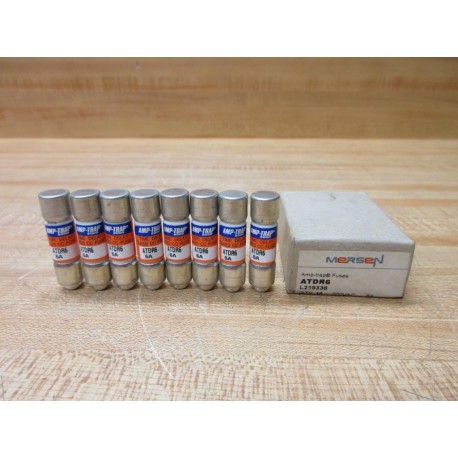 Gould Shawmut Ferraz ATDR6 Fuse Cross Ref 4ZAW5 (Pack of 8)