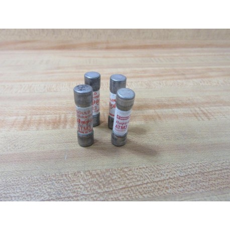 Gould Shawmut Ferraz ATM3 Mersen Fuse Cross Ref 4ZCH5 (Pack of 4) - New No Box
