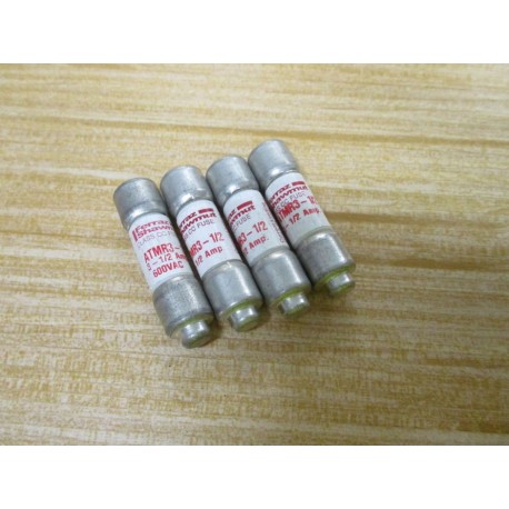 Gould Shawmut Ferraz ATMR-3-12 Fuse Cross Ref 4ZAZ4 (Pack of 4) - New No Box