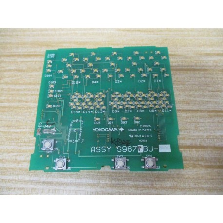 Yokogawa S9671BU Circuit Board S9670BU-0B - Used