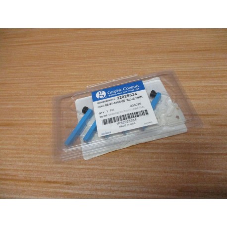 Graphic Controls 32025534 Blue Chart Marker 82-57-0103-05 (Pack of 5)