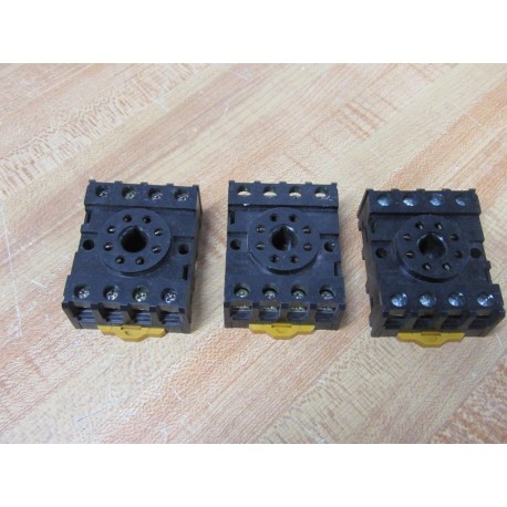 Omron PF083A-E Relay Socket PFO83A-E (Pack of 3) - New No Box