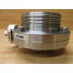 Kieselmann DN50 PN16 AISI304L CH473482 Butterfly Valve WO Handle - New No Box