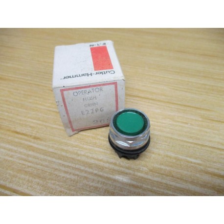 Cutler Hammer E22PG Eaton Push Button Operator