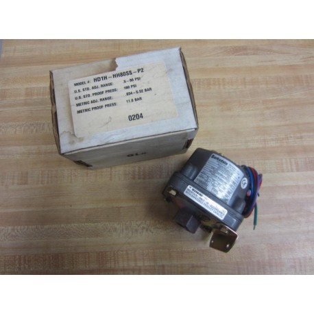 Barksdale HD1H-HH80SS-P2 Pressure Switch  HD1HHH80SSP2