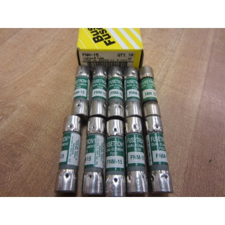 Buss FNM-15 Bussmann Fuse Cross Ref 1CT81 (Pack of 10)