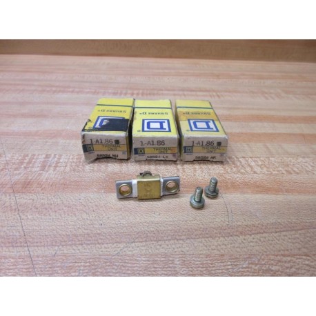 Square D A1.86 Overload Relay Heater Element  A186 (Pack of 3)