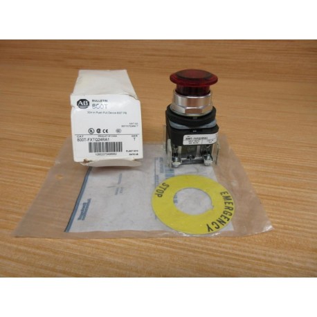 Allen Bradley 800T-FXTQ24RA1 E-Stop Push Button