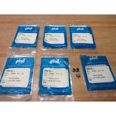 PHD 3406-02-1 Port Control Kit 3406021 (Pack of 6)