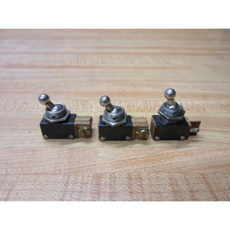 Arrow H&H 3A-250V Toggle Switch 3A250V (Pack of 3) - Used