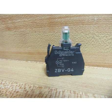 Telemecanique Schneider ZBV-G4 Light Module ZBVG4 38405 110-120V~ - New No Box