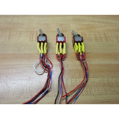 C & K 7201 Switch WWires (Pack of 3) - Used