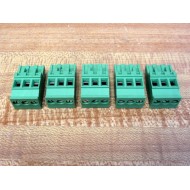 Phoenix Contact MVSTB 2.5-5.08-3-GRN Connector (Pack of 5) - New No Box