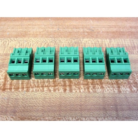 Phoenix Contact MVSTB 2.5-5.08-3-GRN Connector (Pack of 5) - New No Box