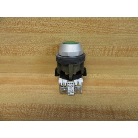 Cutler Hammer HT8AAG Eaton Green Pushbutton Operator - New No Box