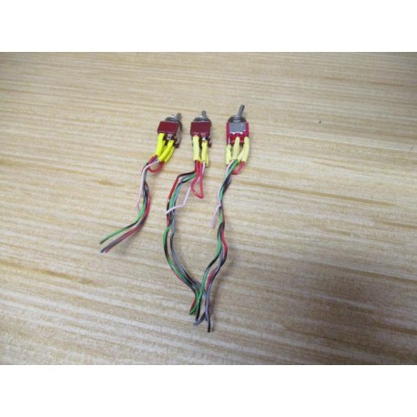 C&K 7208 Toggle Switch (Pack of 3) - Used
