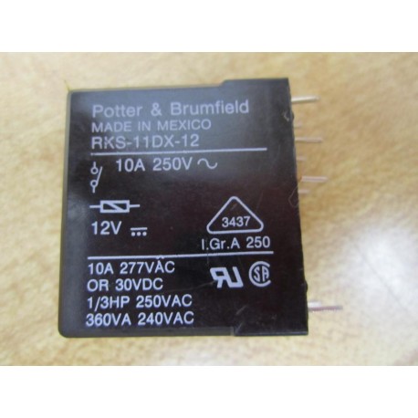 Potter & Brumfield RKS-11DX-12 Relay - New No Box