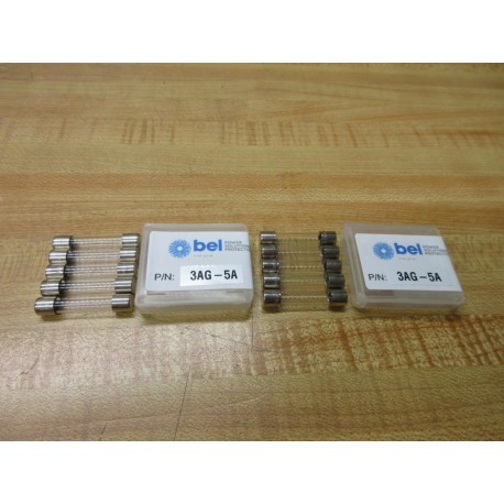BEL 3AG-5A Fuse 3AG-5 Jagged Wire Element (Pack of 10)