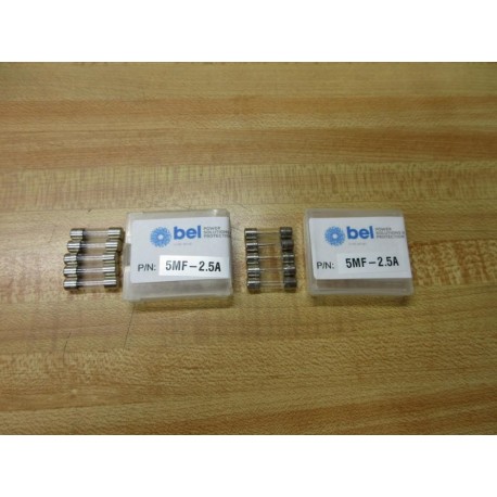 BEL 5MF-2.5A Fuse 5MF-2.5 Fine Wire Element (Pack of 10)