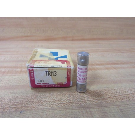 Gould Shawmut Ferraz TRM-3 Mersen Tri-Onic Fuse TRM3 (Pack of 10)