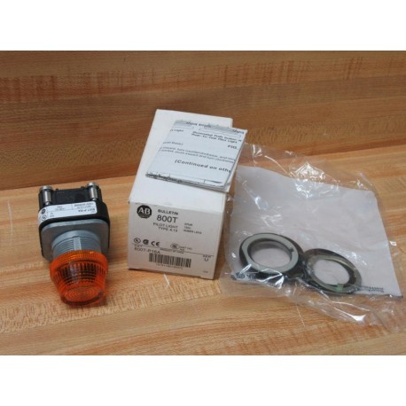 Allen Bradley 800T-P16A Amber Pilot Light 800TP16A W800T-N326