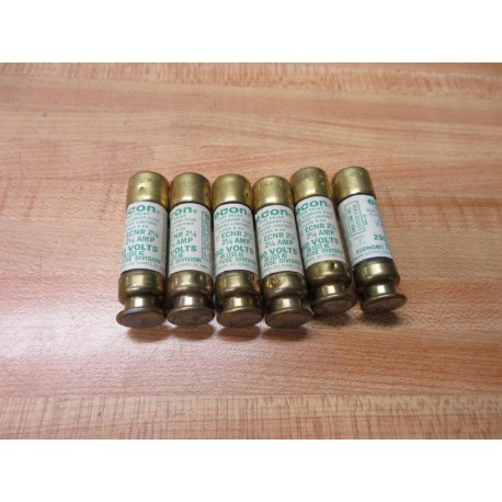Economy Fuse ECNR-2-14 Econ Fuse ECNR214 (Pack of 6) - New No Box