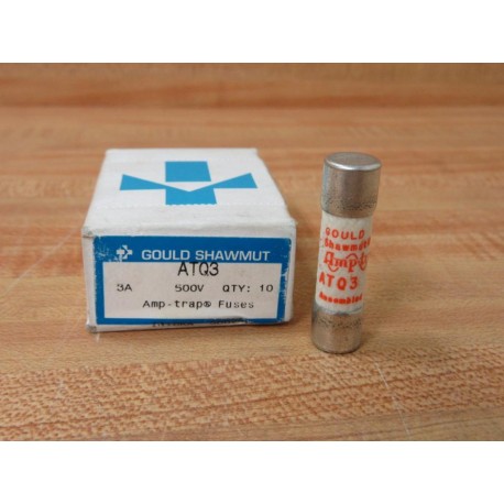 Gould Shawmut Ferraz Amp-Trap ATQ3 Fuse (Pack of 10)